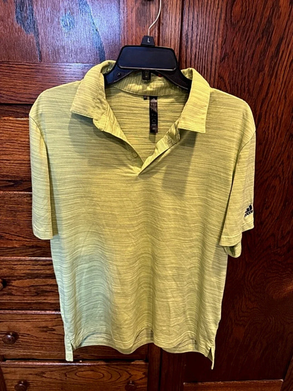 adidas Men's Lime Heather Polo